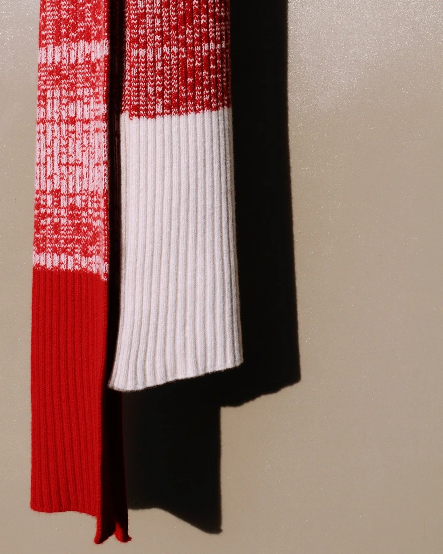 F R E E  U K  S H I P P I N G .
On all orders - use code: FREESHIP24 at checkout.  Seen here;  B R E T O N  Rib (ii) - Ruby &amp; Almond. Hand framed and finished in-house.