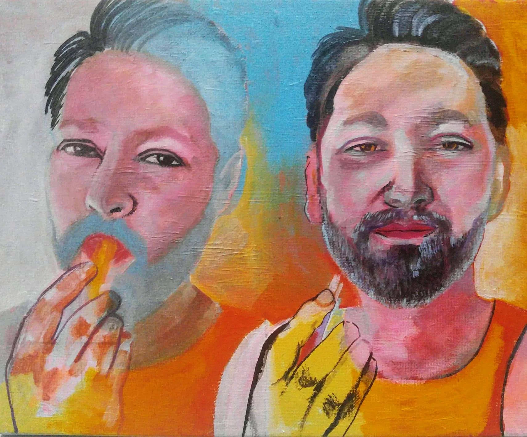 #4 from the “Men In Lipstick Series” for Men’s Fashion Week 2019