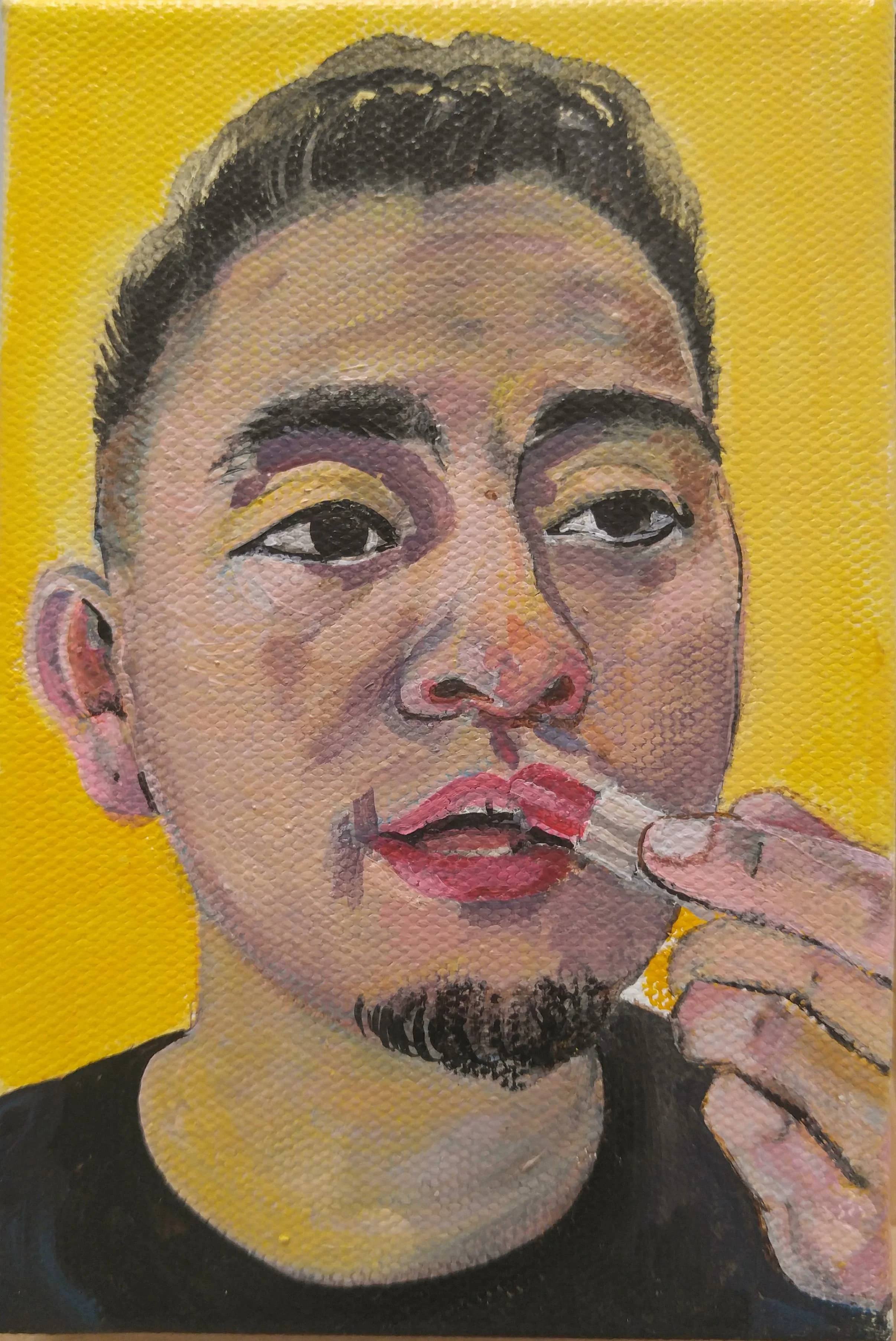 #2 from the “Men In Lipstick Series” for Men’s Fashion Week 2019