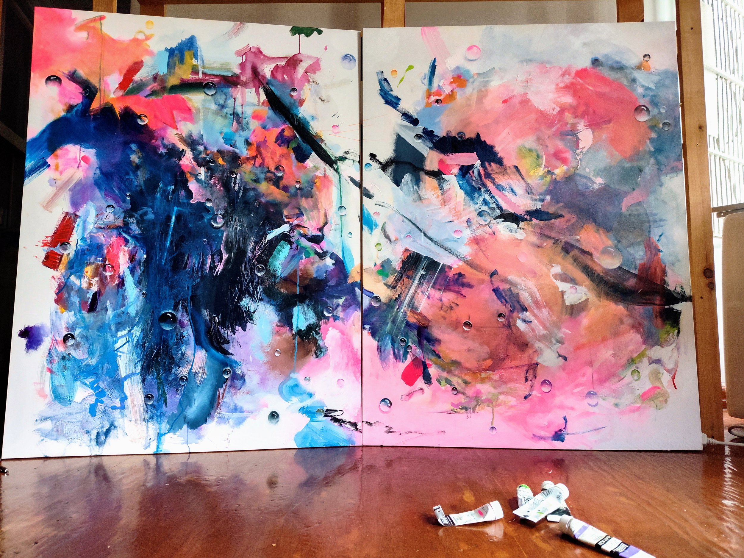 Wet abstract epressionism diptych.jpg