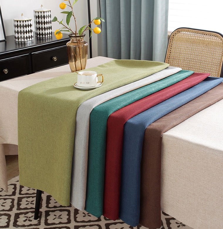 AquaGuard Elite: Ultra-Durable Waterproof & Oilproof Polyester Table Cover for Everyday Elegance