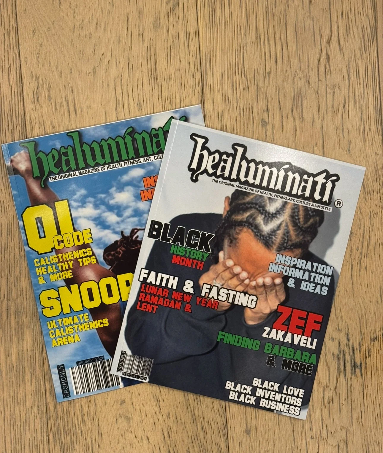 HEALUMINATI MAGAZINE COLLECTION