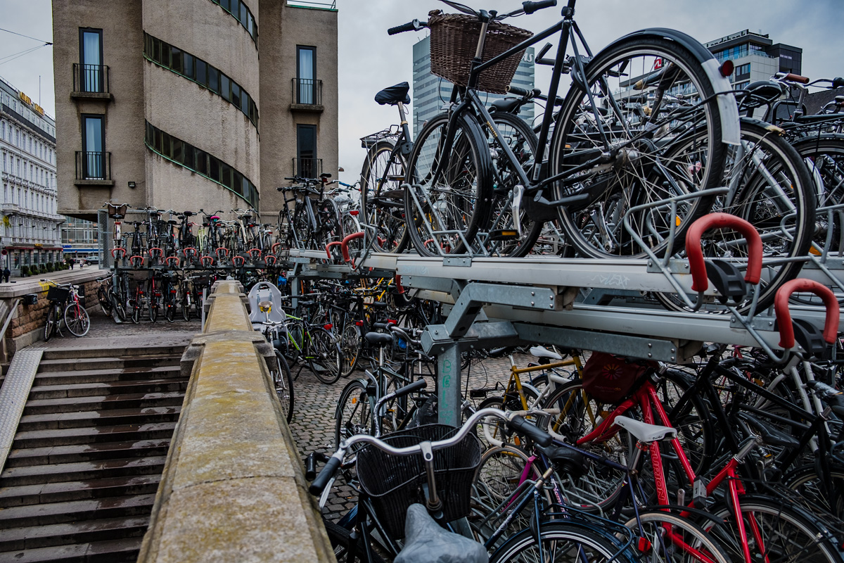 Bike storage, Copenhagen Denmark