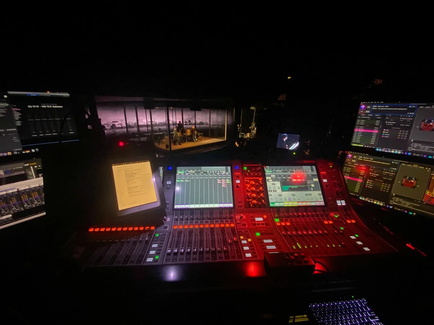 Entering the final two weeks of @thelehmantrilogy at the Gillian Lynne (only 13 shows left!!) ✨ A few photos of my little spaceship from tech back in September 🛸 and the last being where it all started&hellip;