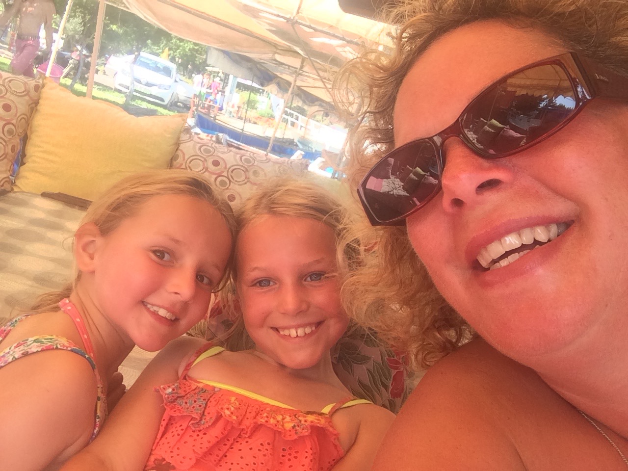 Chilling on a boat trip