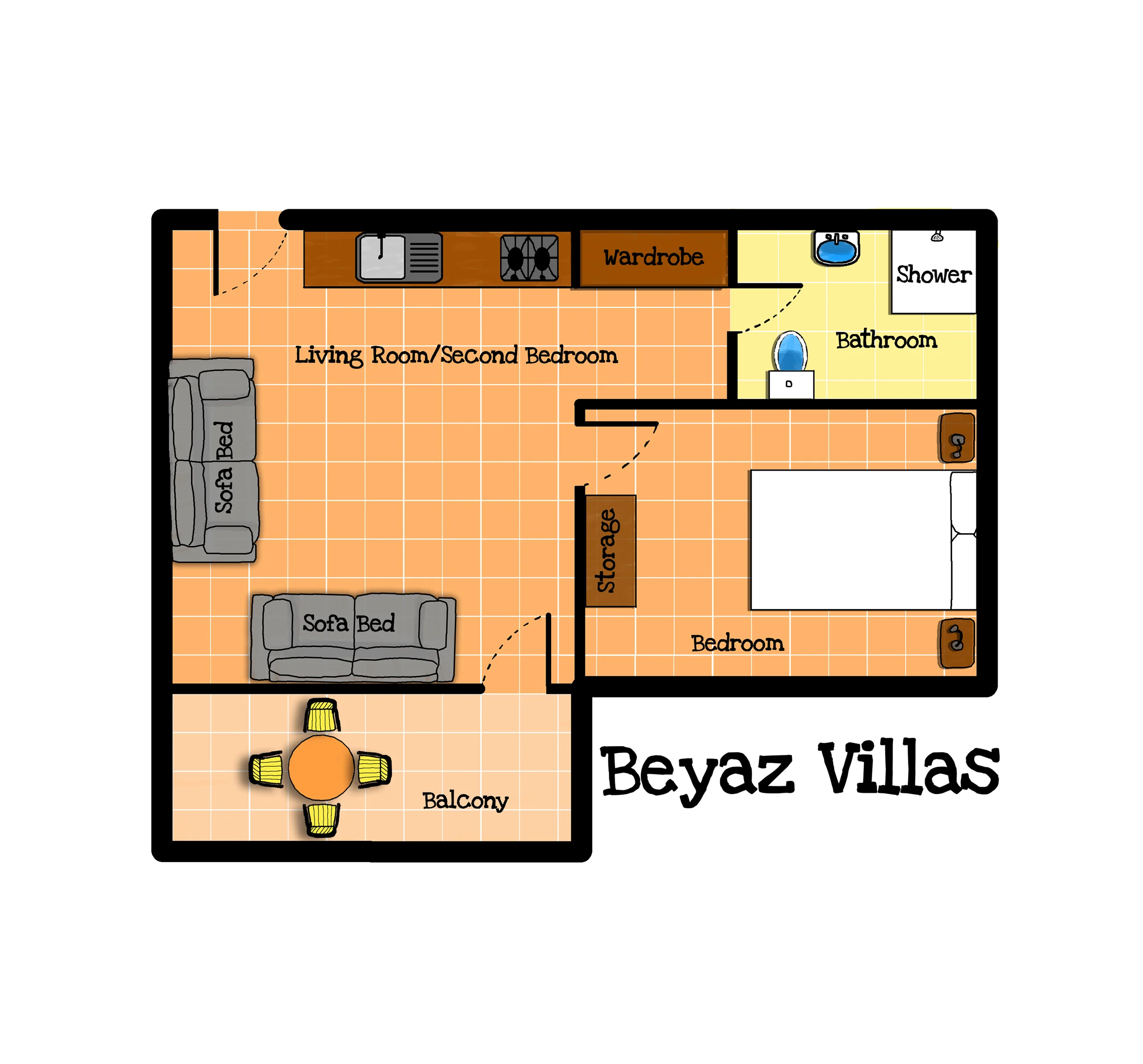 Beyaz Room PLan