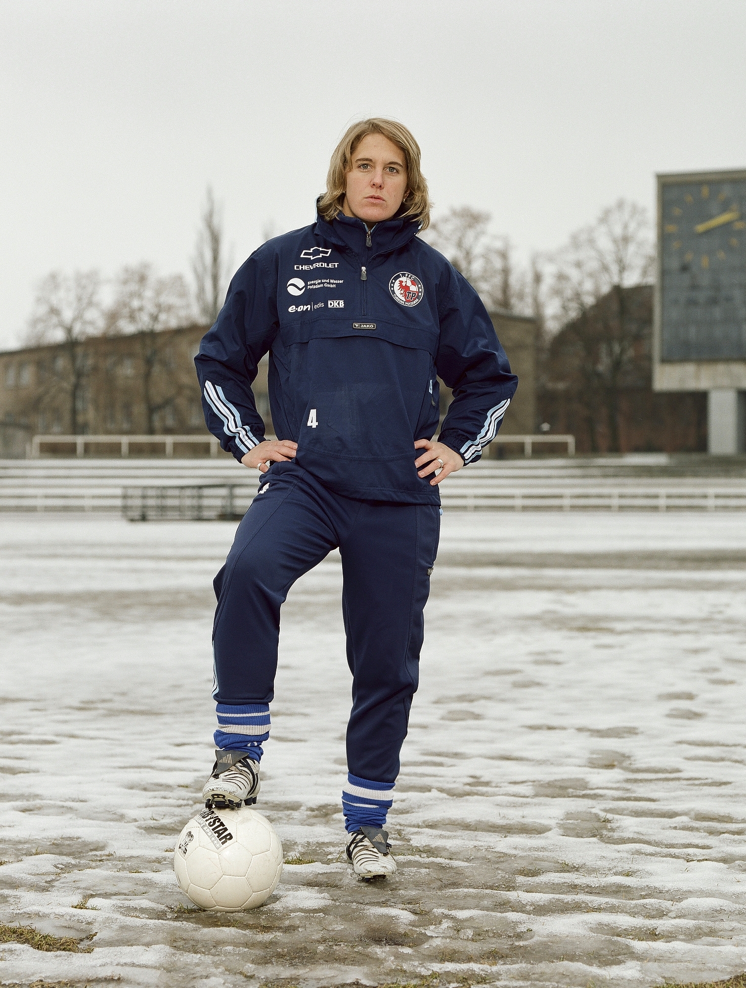 Britta Carlson, player in the German national team, Potsdam