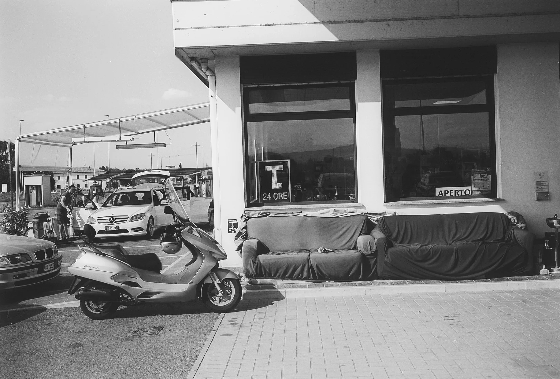 Autostrada, close to Milano
