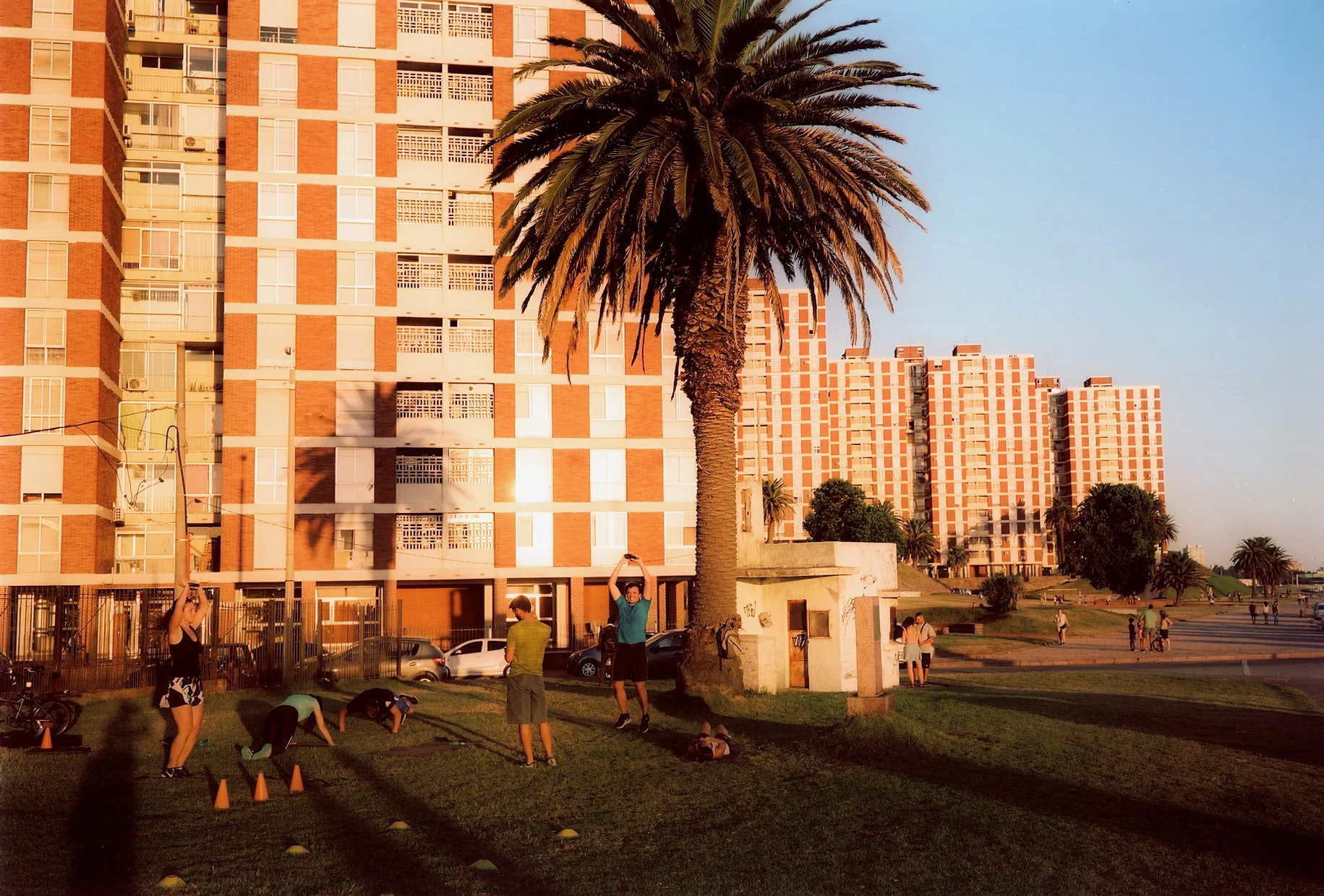 At the malacon of Montevideo, Uruguay