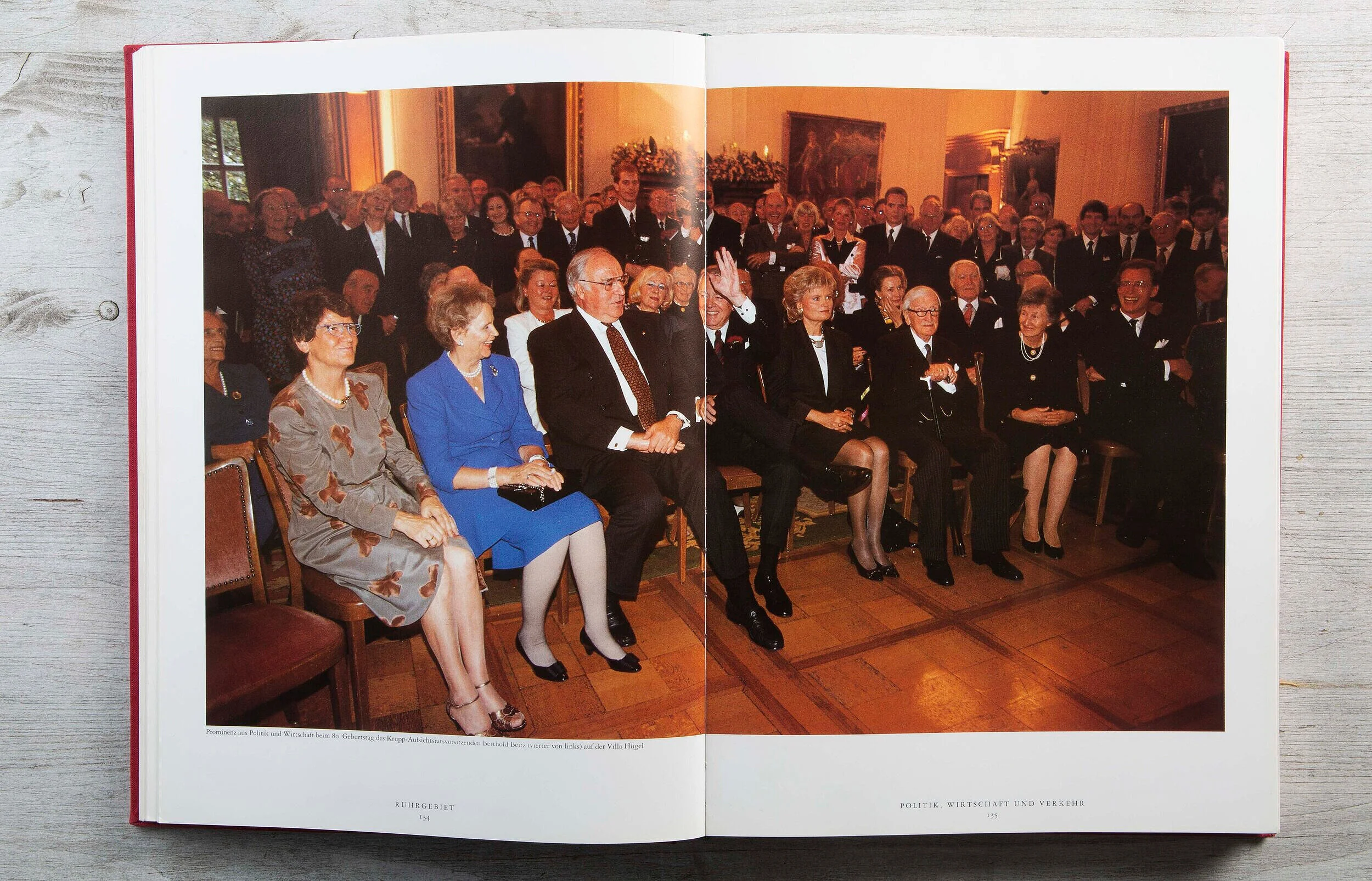 80. birthday of Krupp CEO Berthold Beitz at Villa Hügel