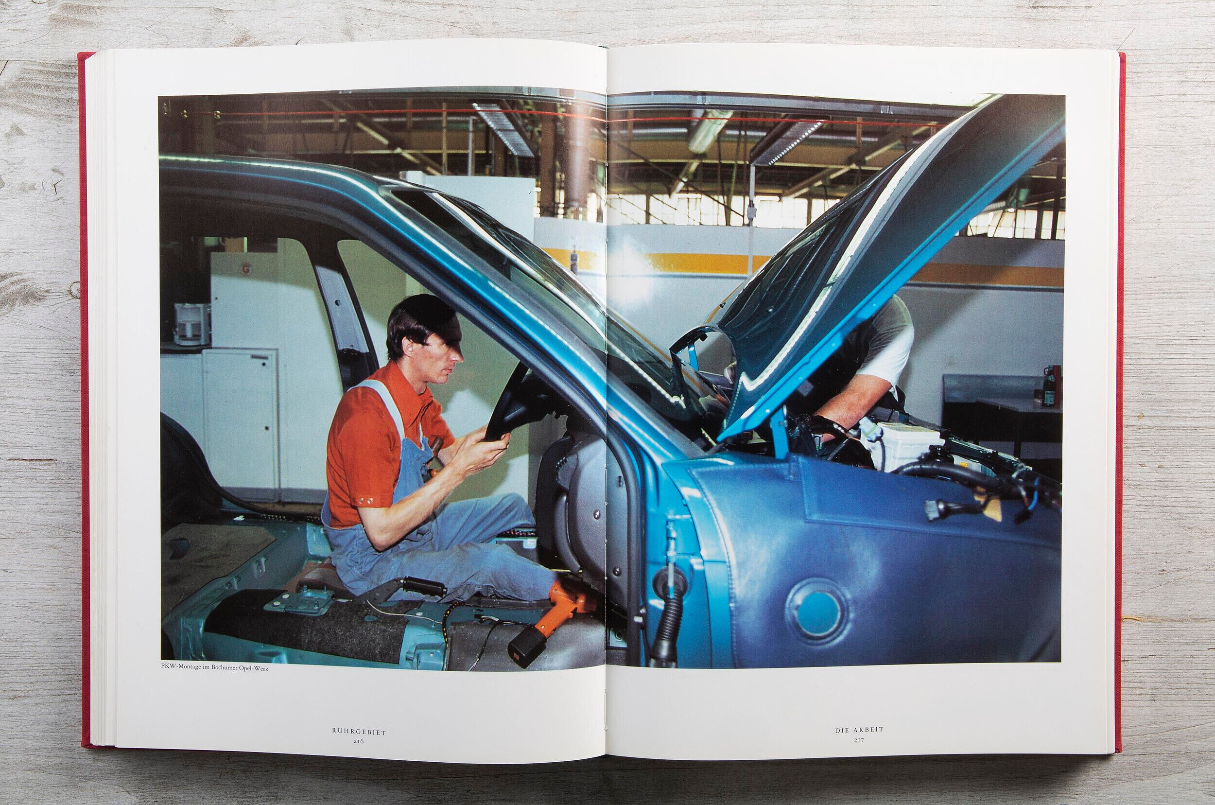 Conveyor belt  at Opel car factory, Bochum