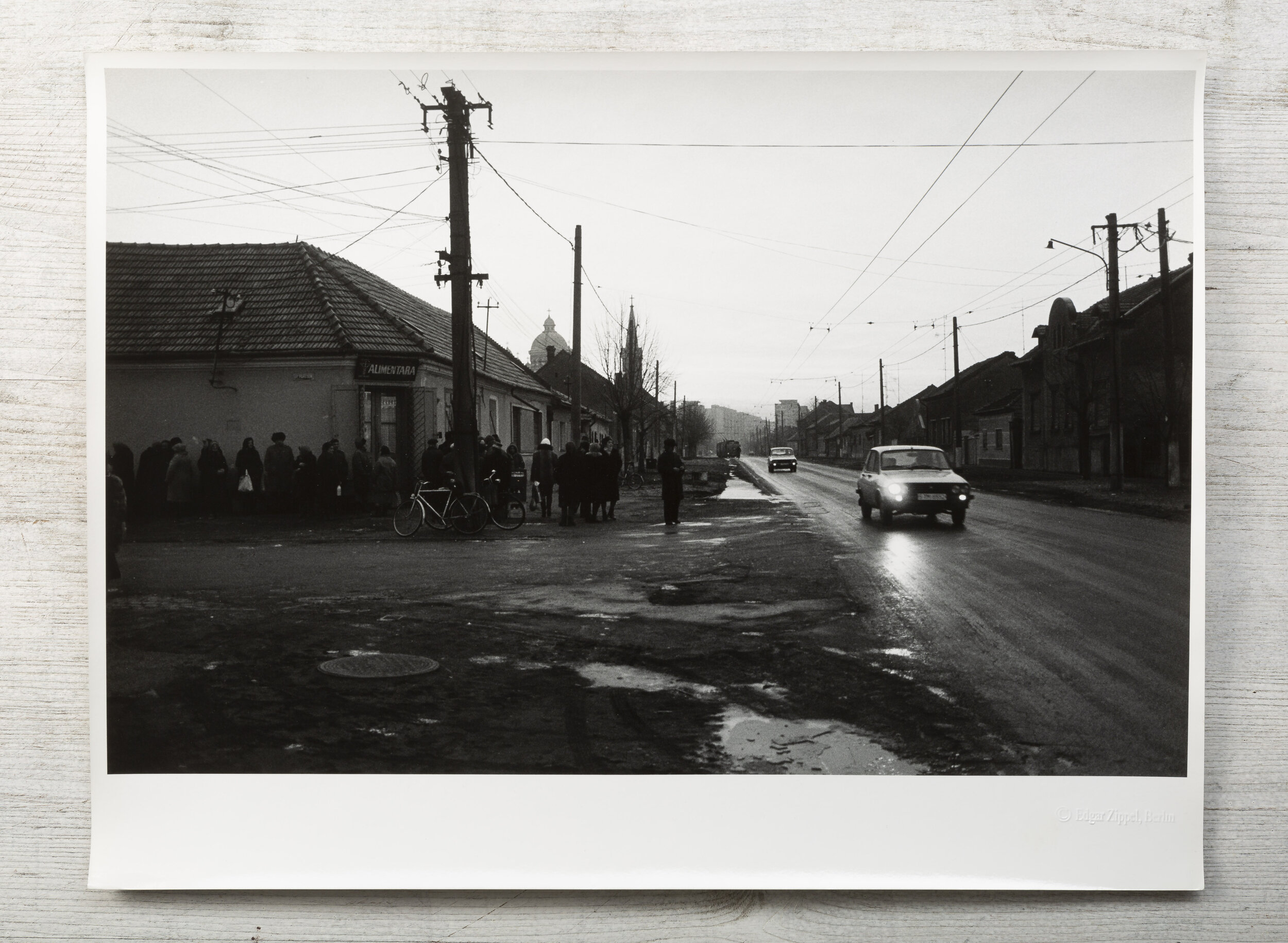 Romania, waiting for milk in the morning, Timisoara