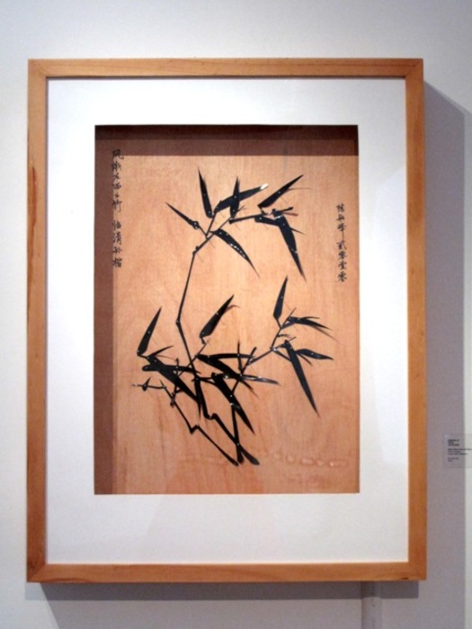 SinArts Gallery_Chen_Hangfeng_Winds Blow from the West-Bamboo_ plastic bags on wood.jpg