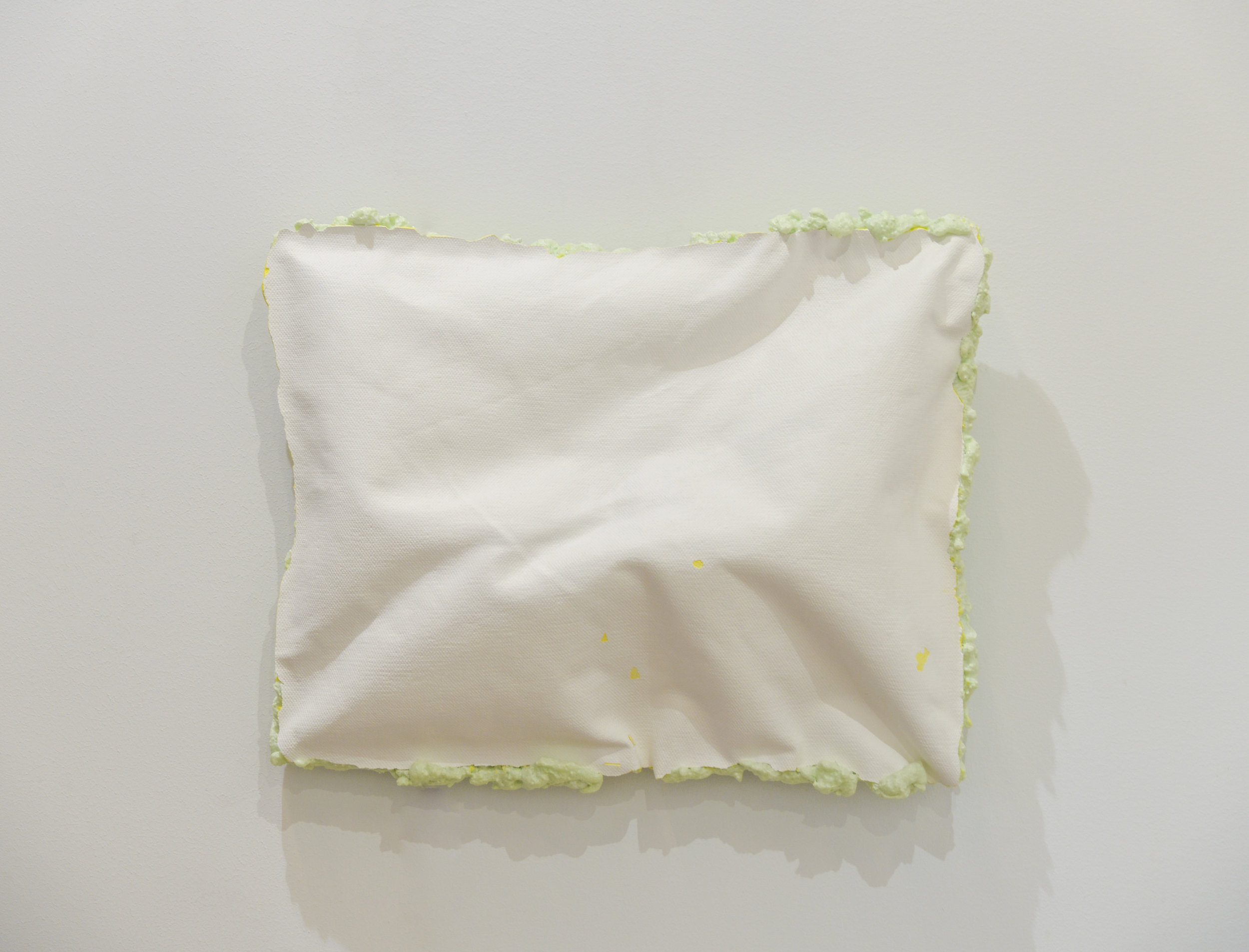A show about the canvas(Caught)   Acrylic, plaster and foam, 40x 46cm, 2018.jpg.jpg