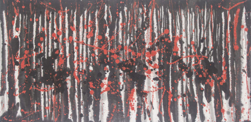 SAMH011 MA Hui, Forest, 2019, Ink on ricepaper, 130x62cm.png