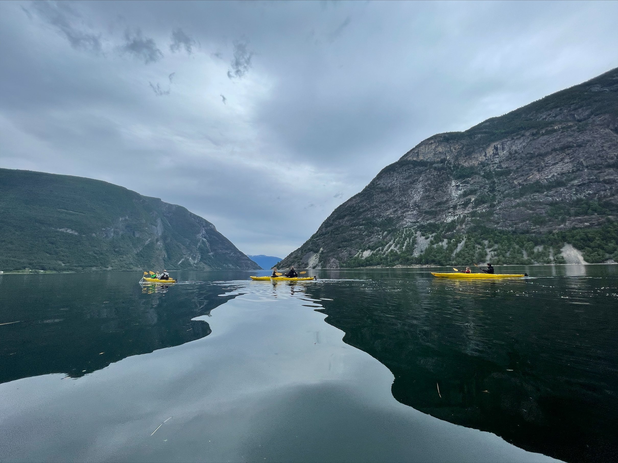Half day kayaking tour in LÆRDAL