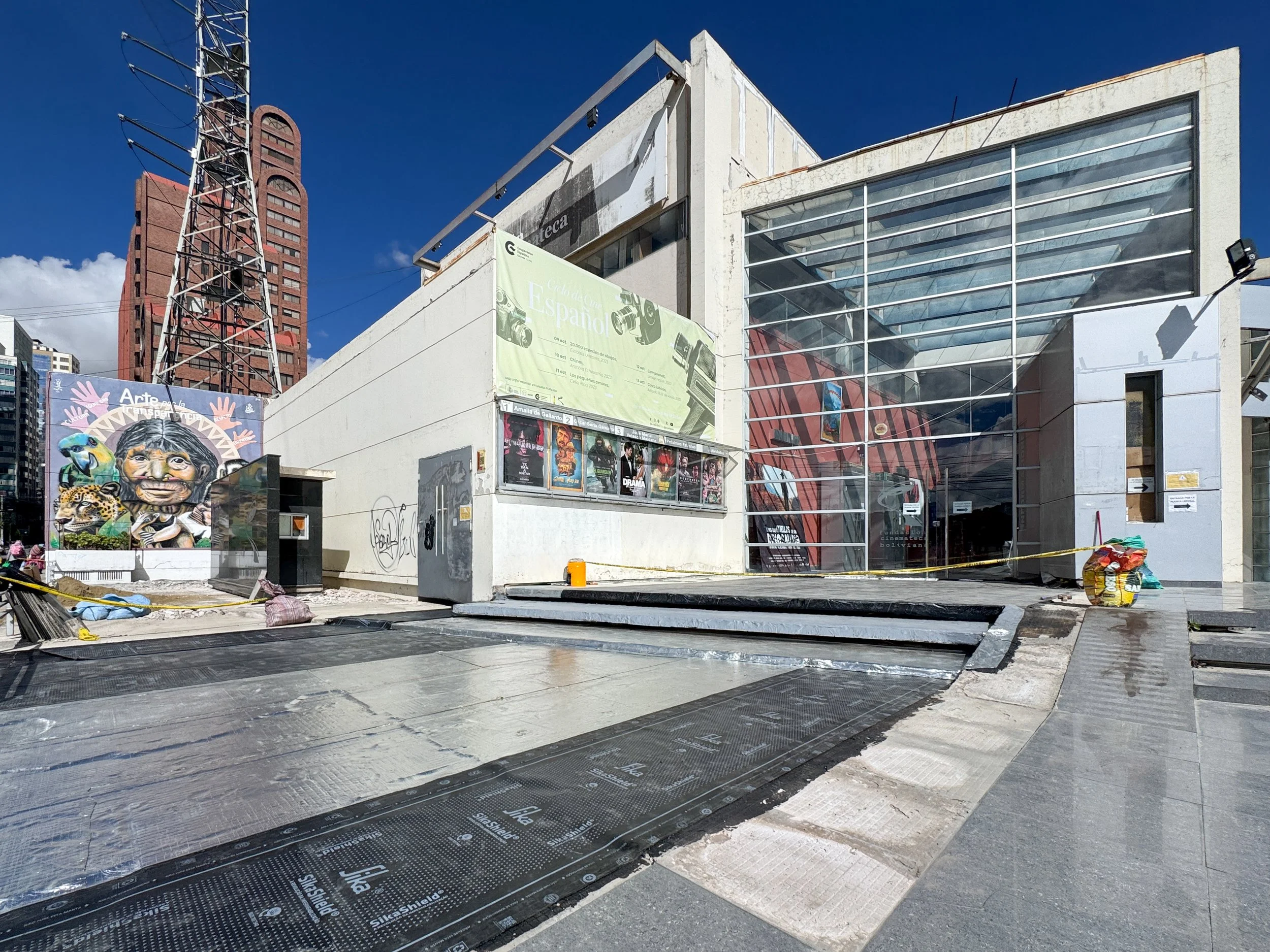 Cuidar un ícono cultural: inicia la renovación de la Cinemateca Boliviana