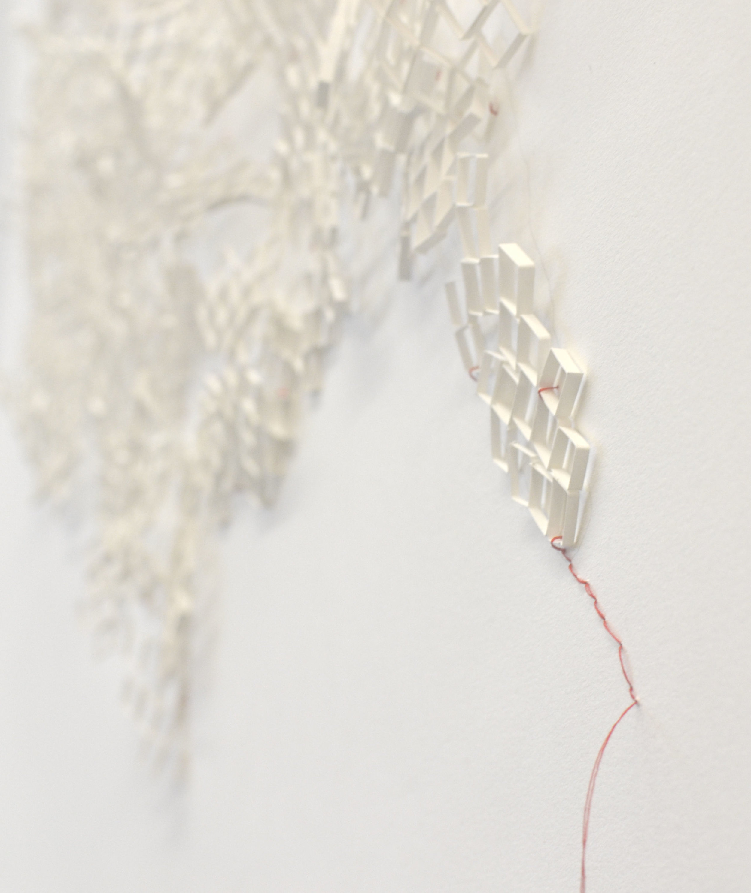 Closeup of "Hanging by a Thread"