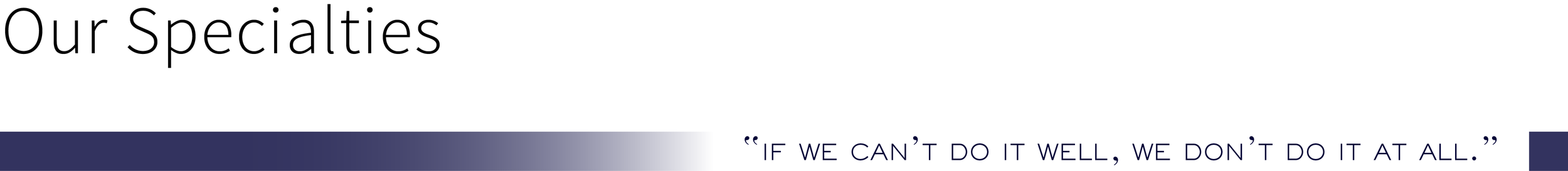 Bass & Lemer LLP: "If we can't do it well, we don't do it at all."
