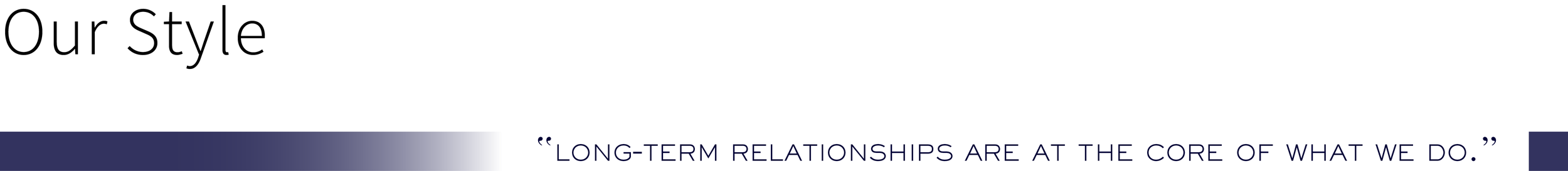 Bass & Lemer LLP: "Long-term relationships are at the core of what we do."