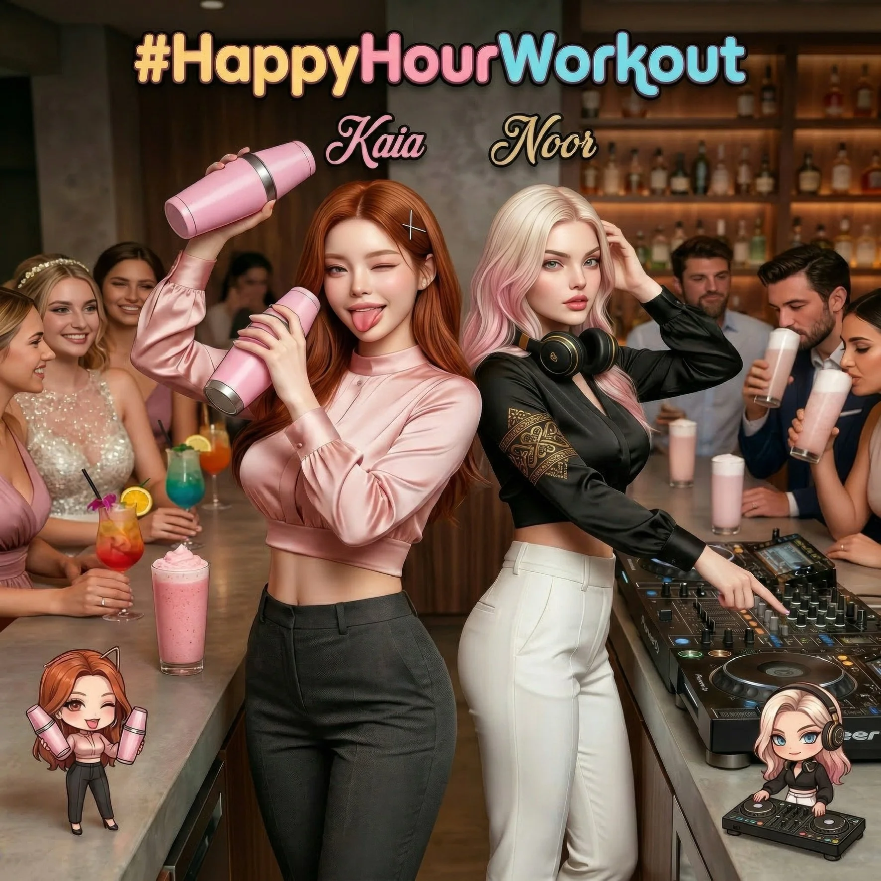 #HappyHourWorkout