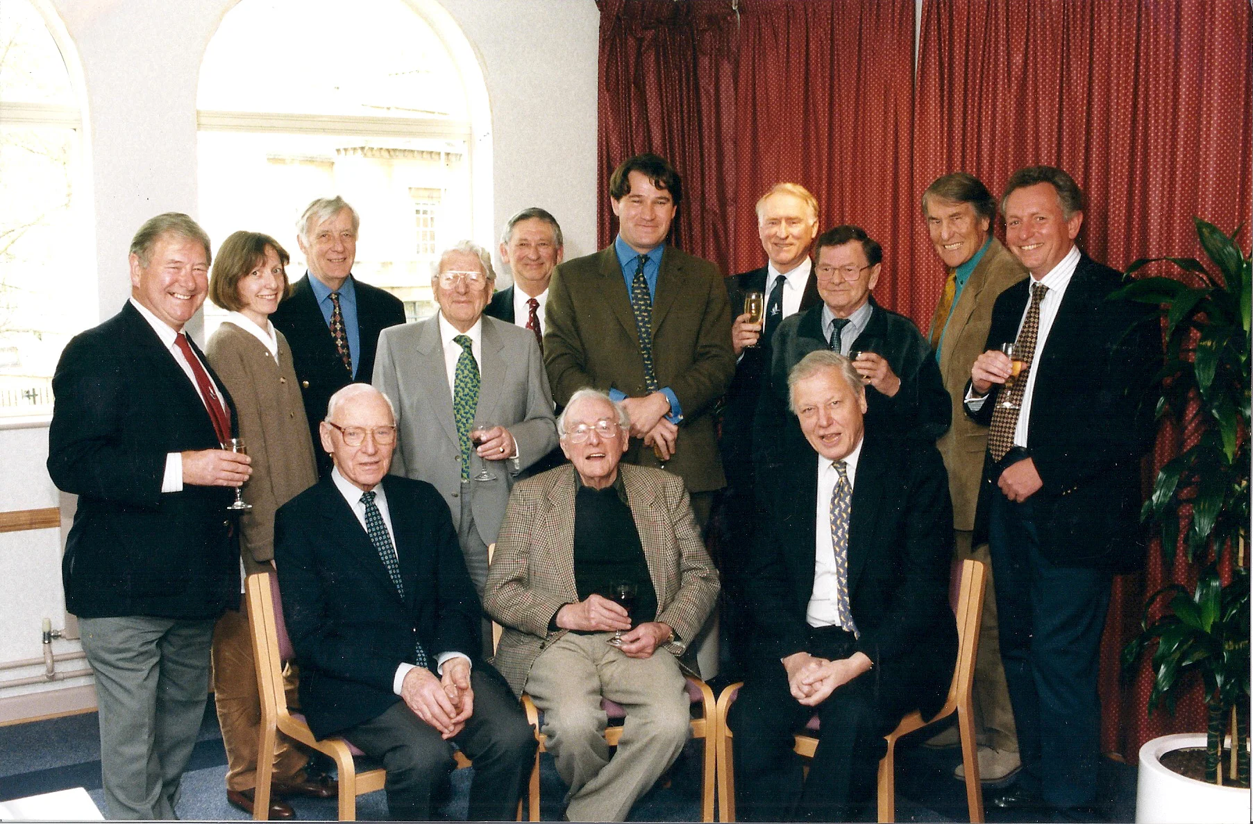 The end of an era 1, Leaving party at Broadcasting House, Bristol, for Desmond Hawkins