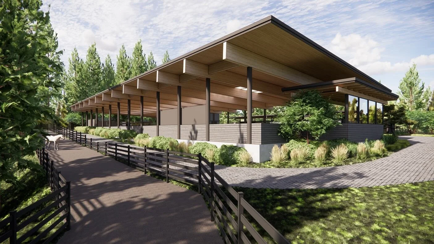 #InProgress: We&rsquo;re excited to share an early look of our #MCT_Shire project, an equestrian estate nestled within the lush pacific northwest forest outside of Seattle. Our architecture &amp; equestrian design team is working towards getting a bu