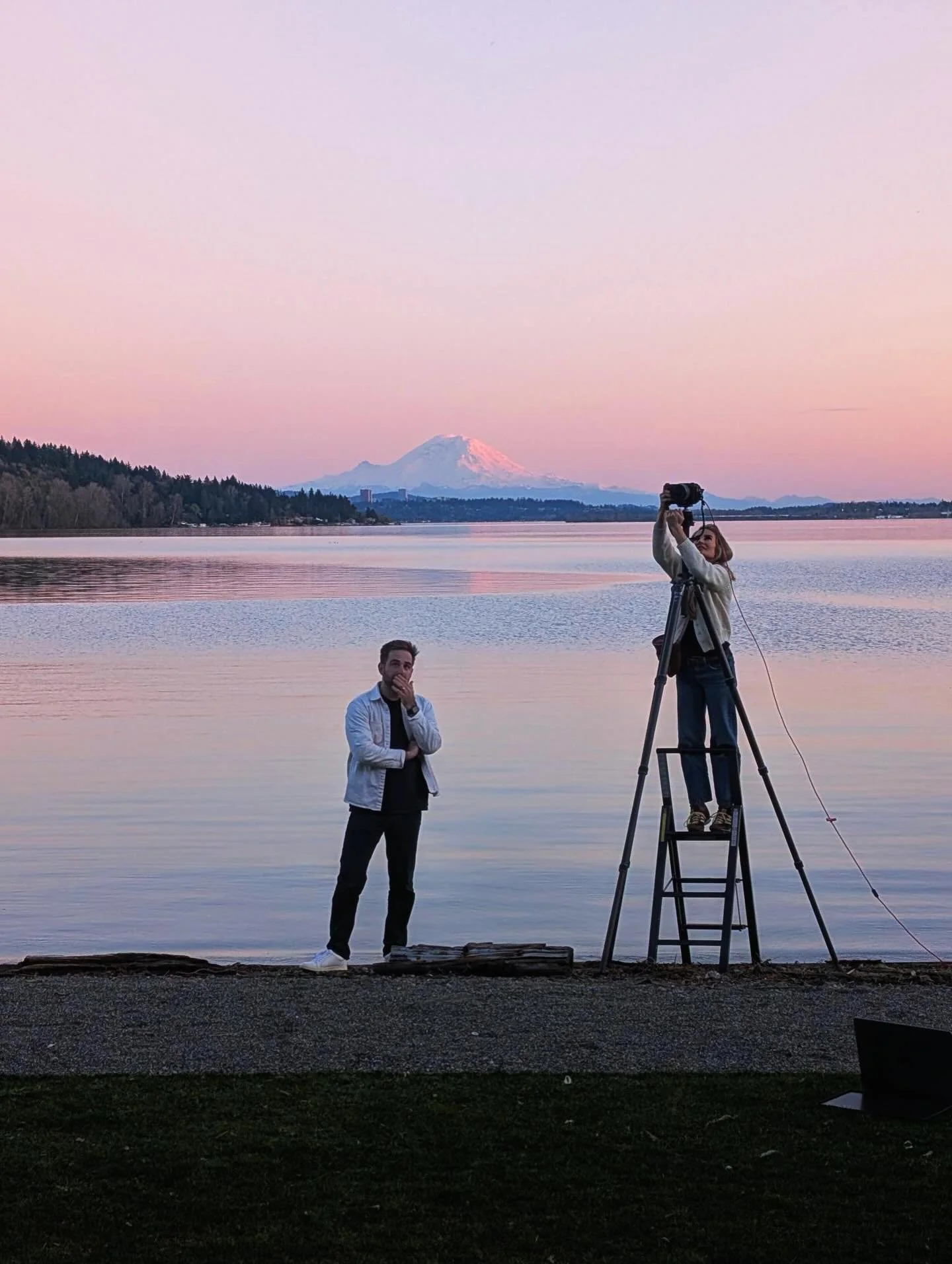 Here&rsquo;s a behind the scenes look at the recent photoshoot of our #MCT_OakshoreHouse working with the talented @_KaraMercer during some incredibly stunning days out on the lake! We look forward to sharing more of the project in the near future, s