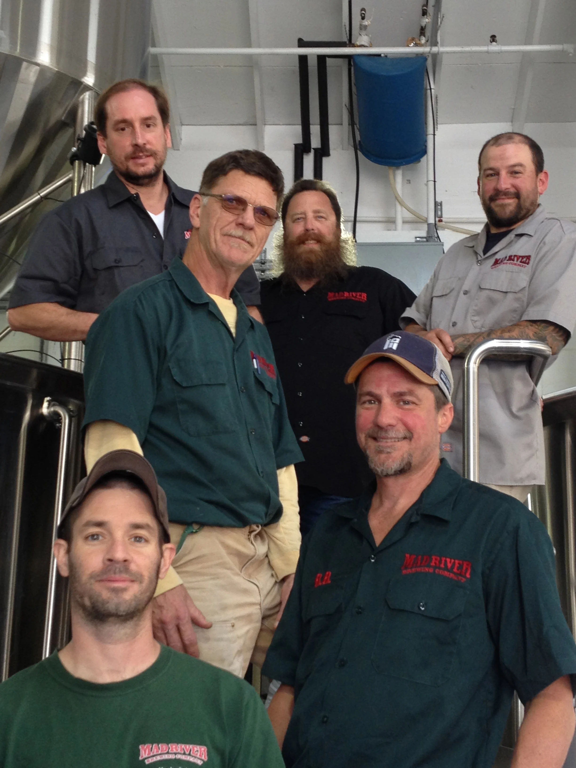 Brewers as pictured (back left to right) Kevin Montgomery, Dylan Schatz, David Cook (middle left) Zeke Branca (middle right) Brian Brodkorb (front) Jon Cox
