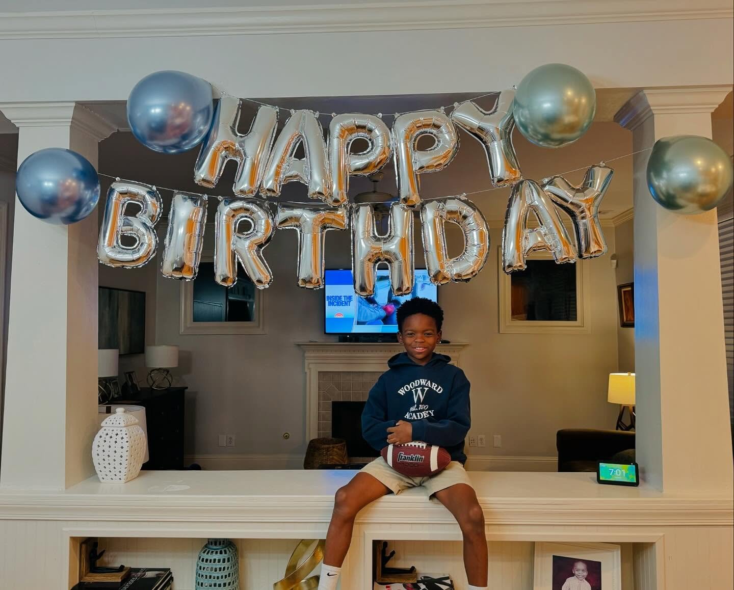 Happy 10th Birthday to our little Matthew! 🎂🎈You bring so much joy &amp; excitement into our lives everyday, whether you&rsquo;re out on the field playing flag football 🏈 with your friends, swimming 🏊🏾&zwj;♂️ like a champion or perfecting the la
