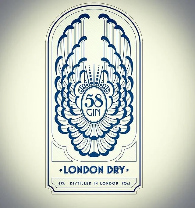 It gives me extreme pleasure to finally unveil this project that kept myself and @58gin busy for the last year and some.
After designing the first company logo years ago,I ve been asked to restyle it  and design the new bespoke bottle. 
Here is a tea