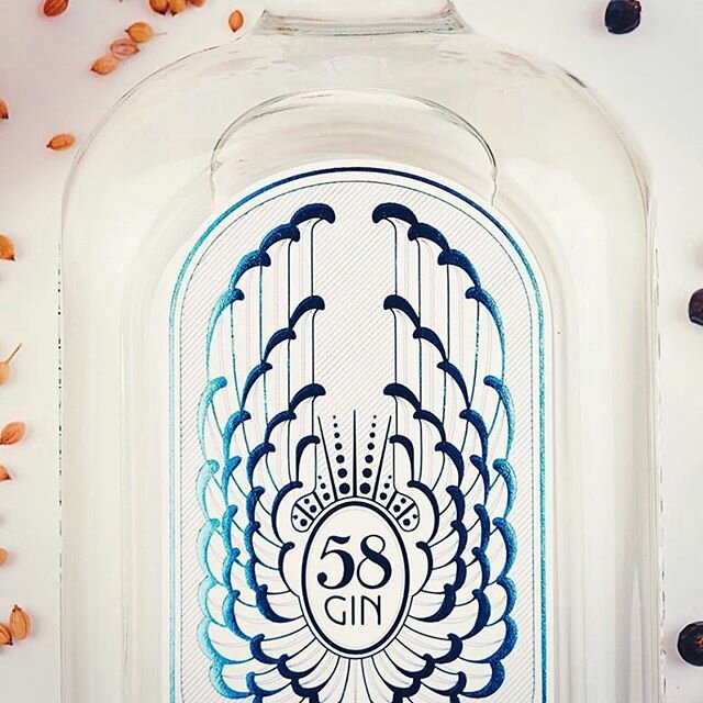 On the day of the official release of  @58gin new bottle and label I had the pleasure to design, I reveal a little collection of the sketches that led to the final design.. a step to step process to a very satisfactory result. 
#bottledesign #labelde