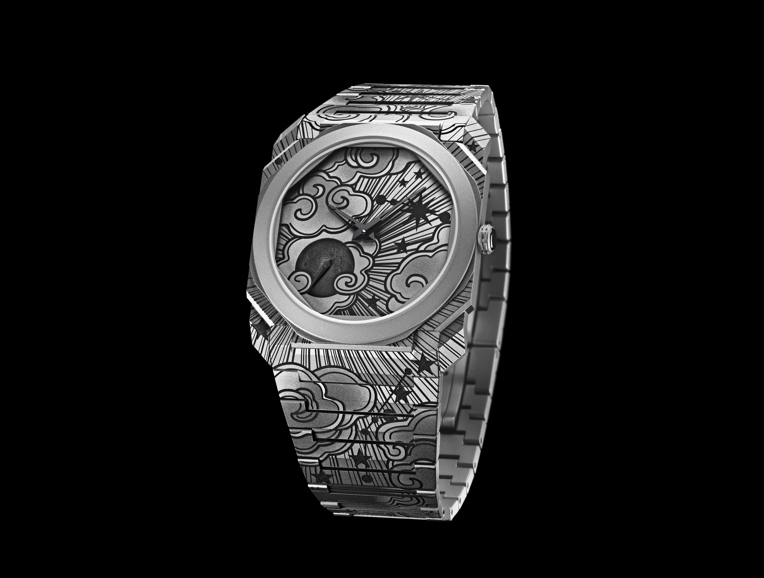 BVLGARI The BVLGARI Octo Finissimo Tattoo Aria combines the art of tattooing with the art of mechanics. Since its release on the market, the Octo Finissimo has always been considered as a second skin thanks to its thinness and lightness. LEARN MORE…