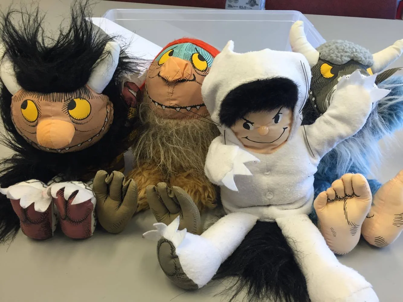  PUPPETS! I wanted to do a puppet show, but my hands would not work with all the puppets. :)