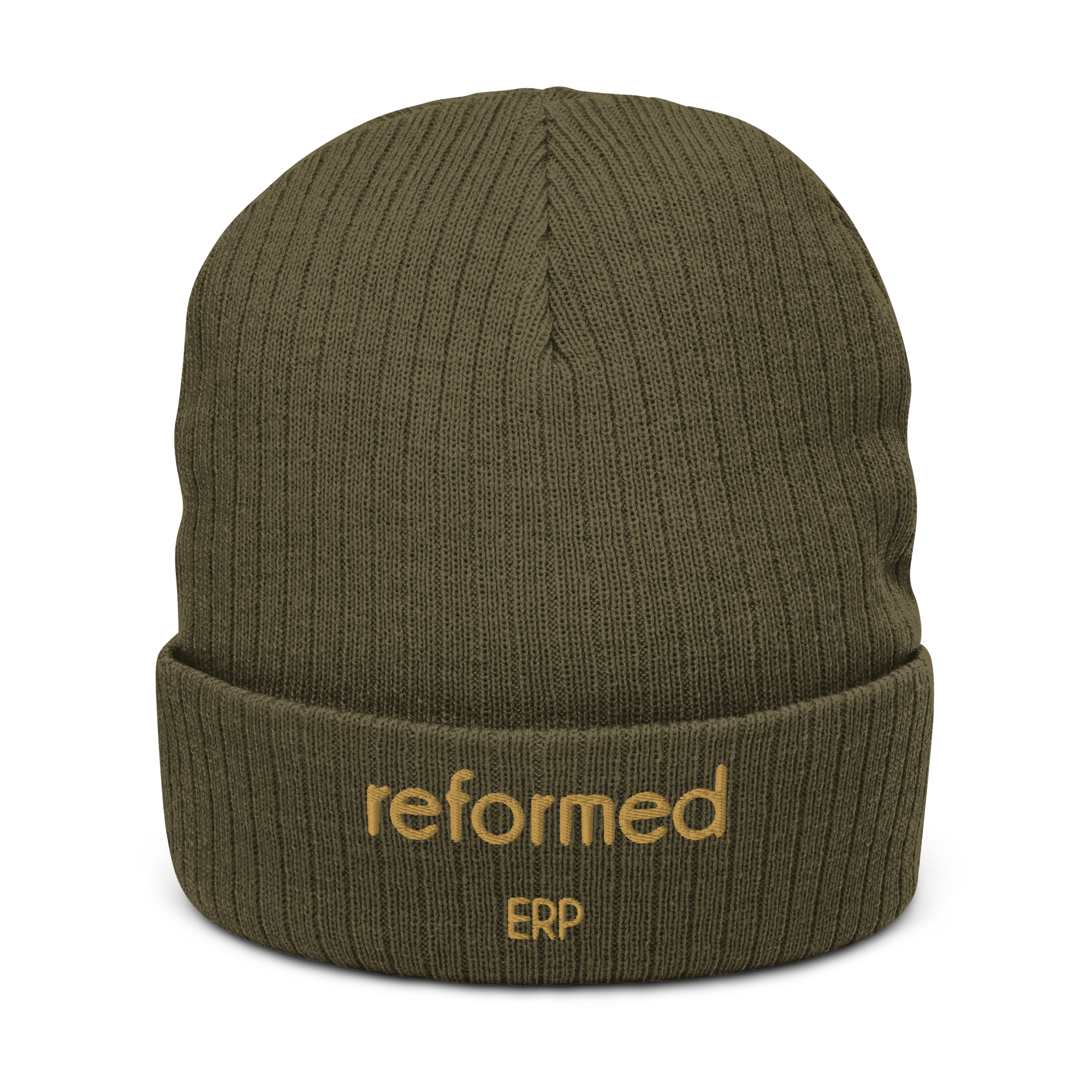 ribbed-knit-beanie-olive-front-694c4dde13b3b.png