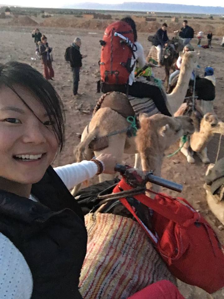 Tina in her recent travel to Morocco as part of her Exquisite Freedom Tour 2016.
