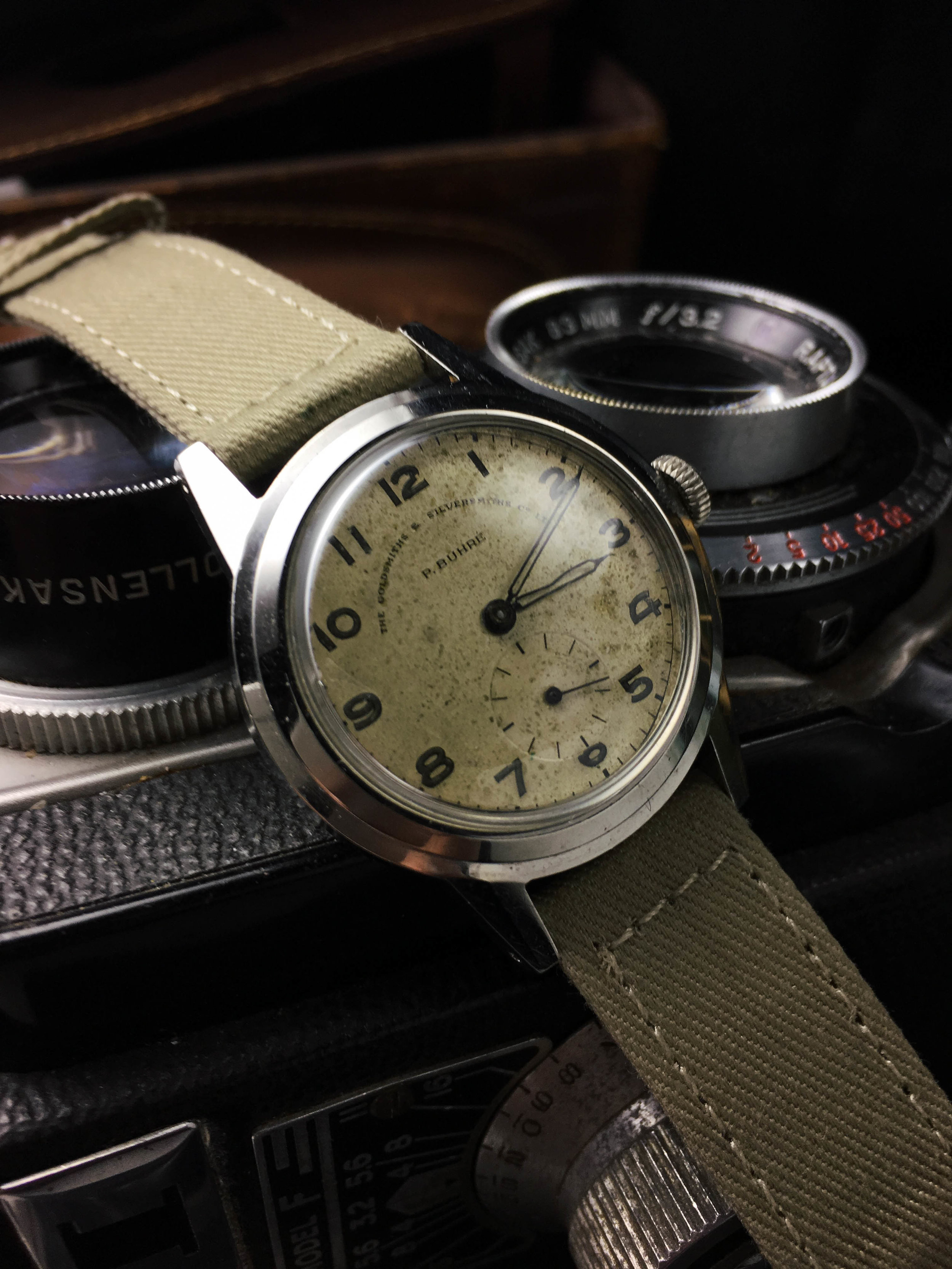 40's Swiss Military Style P. Buhre — Cool Vintage Watches