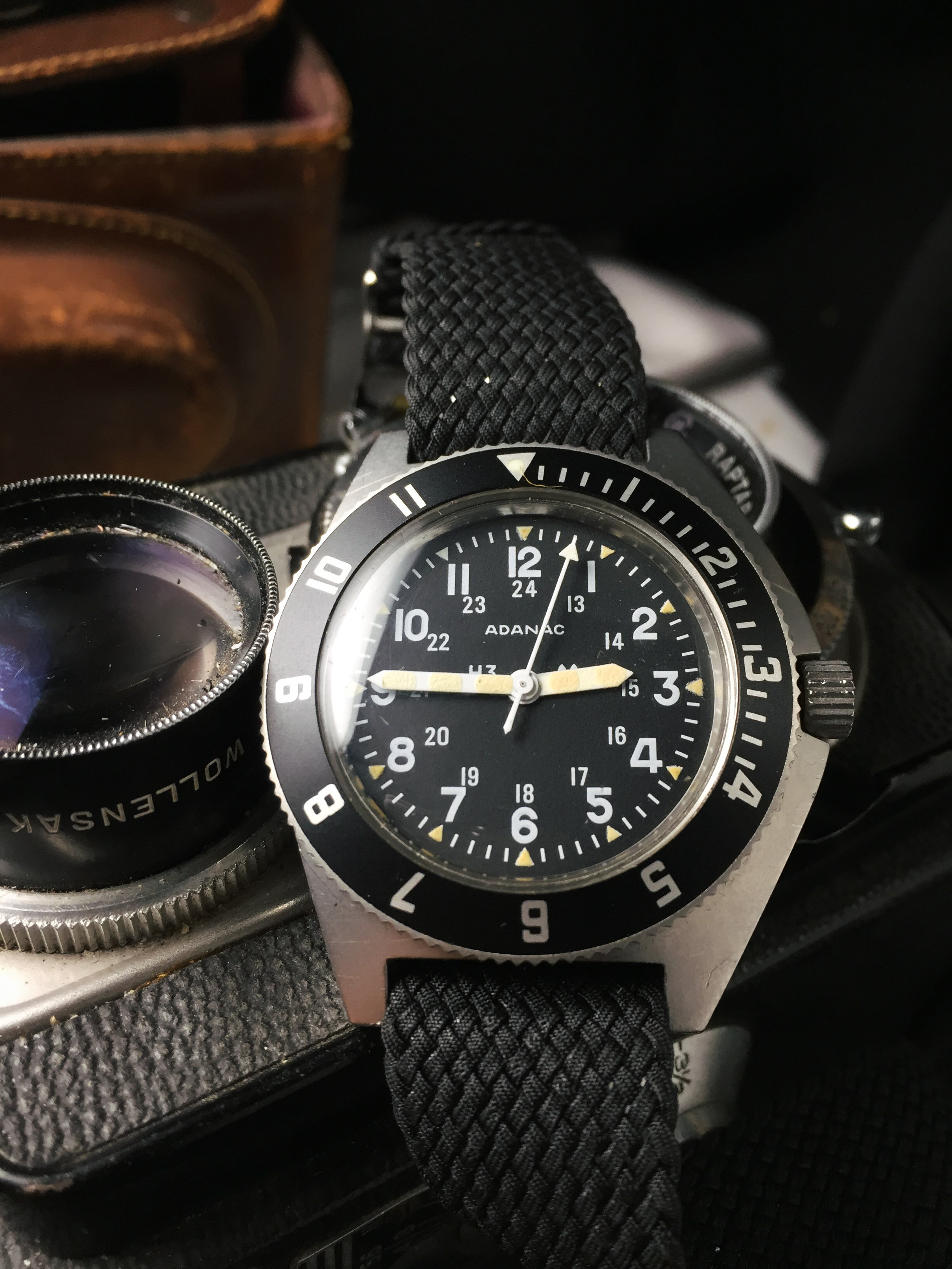 1986 Adanac H3 Military by Gallet — Cool Vintage Watches