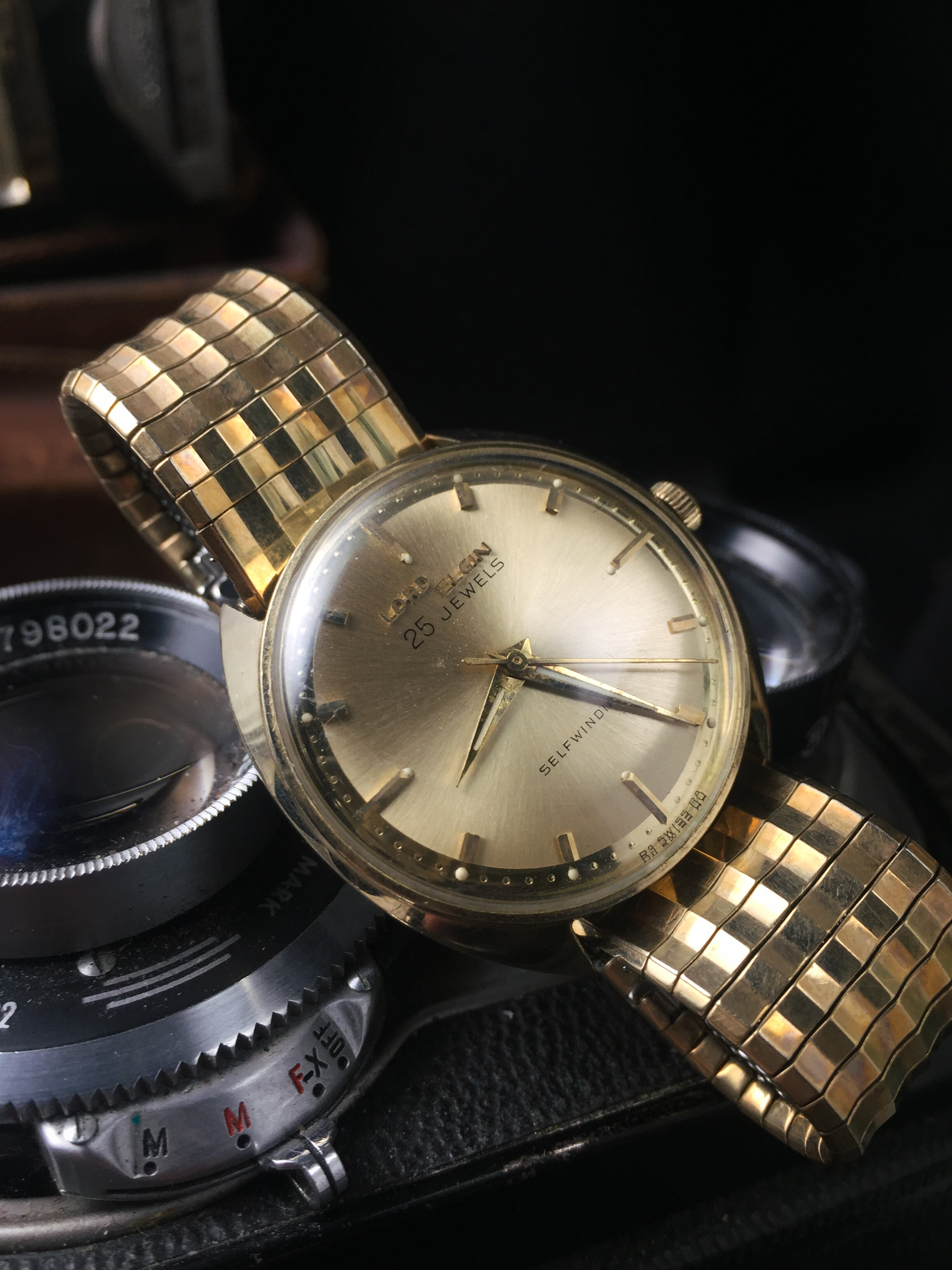 vintage elgin selfwinding watch