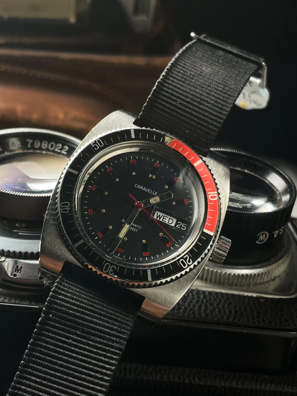 Dive Watch Caravelle Automatic Watch 666 Feet Caravelle Automatic