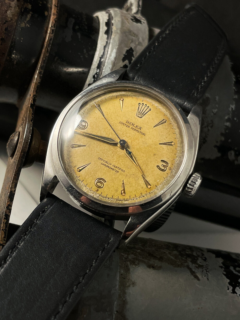 pensionist Landmand Pjece 1953 Rolex 3-6-9 Explorer Dial<br/>Big Bubbleback 6084 — Cool Vintage  Watches