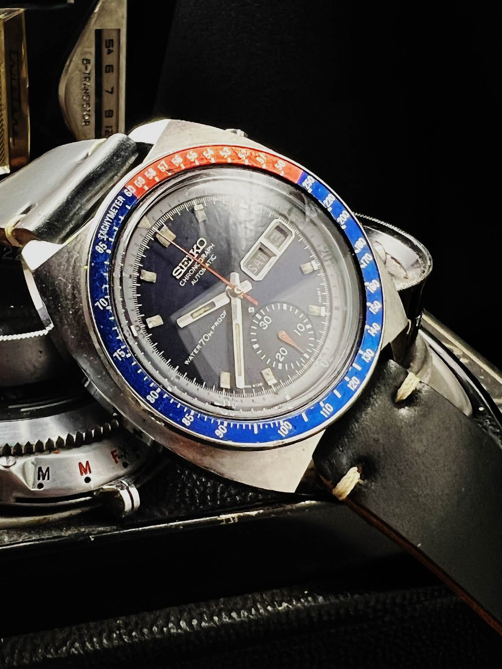 69 Seiko 6139-6000 Proof Pepsi Chronograph — Cool Vintage Watches