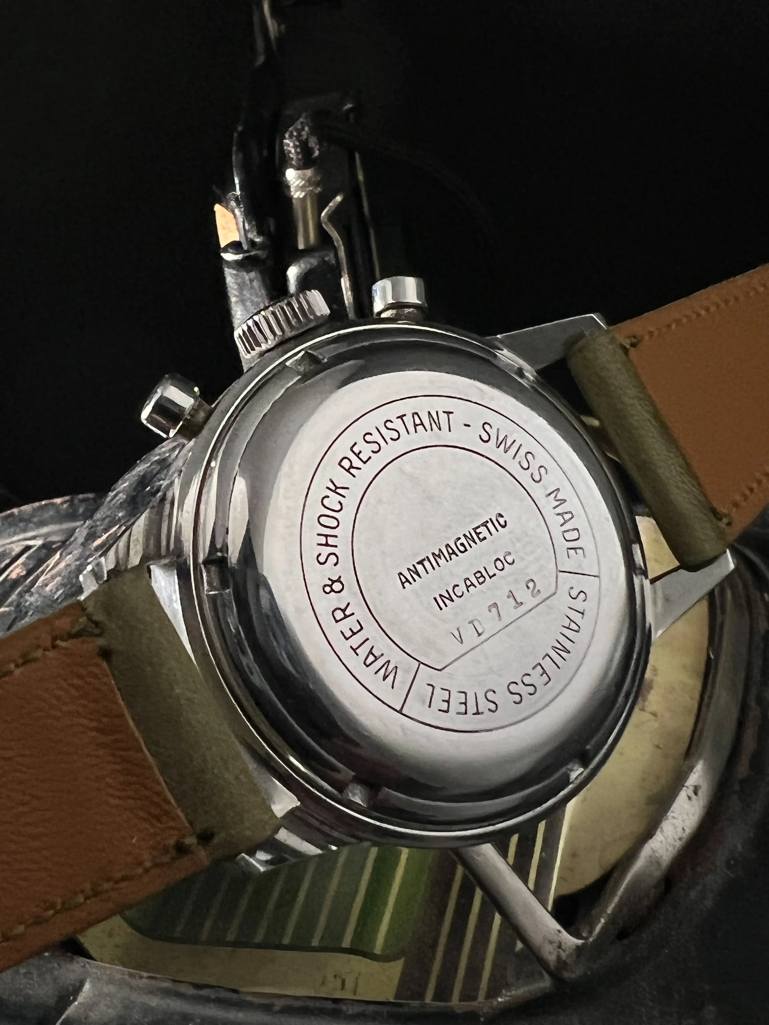 1950's Minerva VD712 Chronograph Val.72 — Cool Vintage Watches