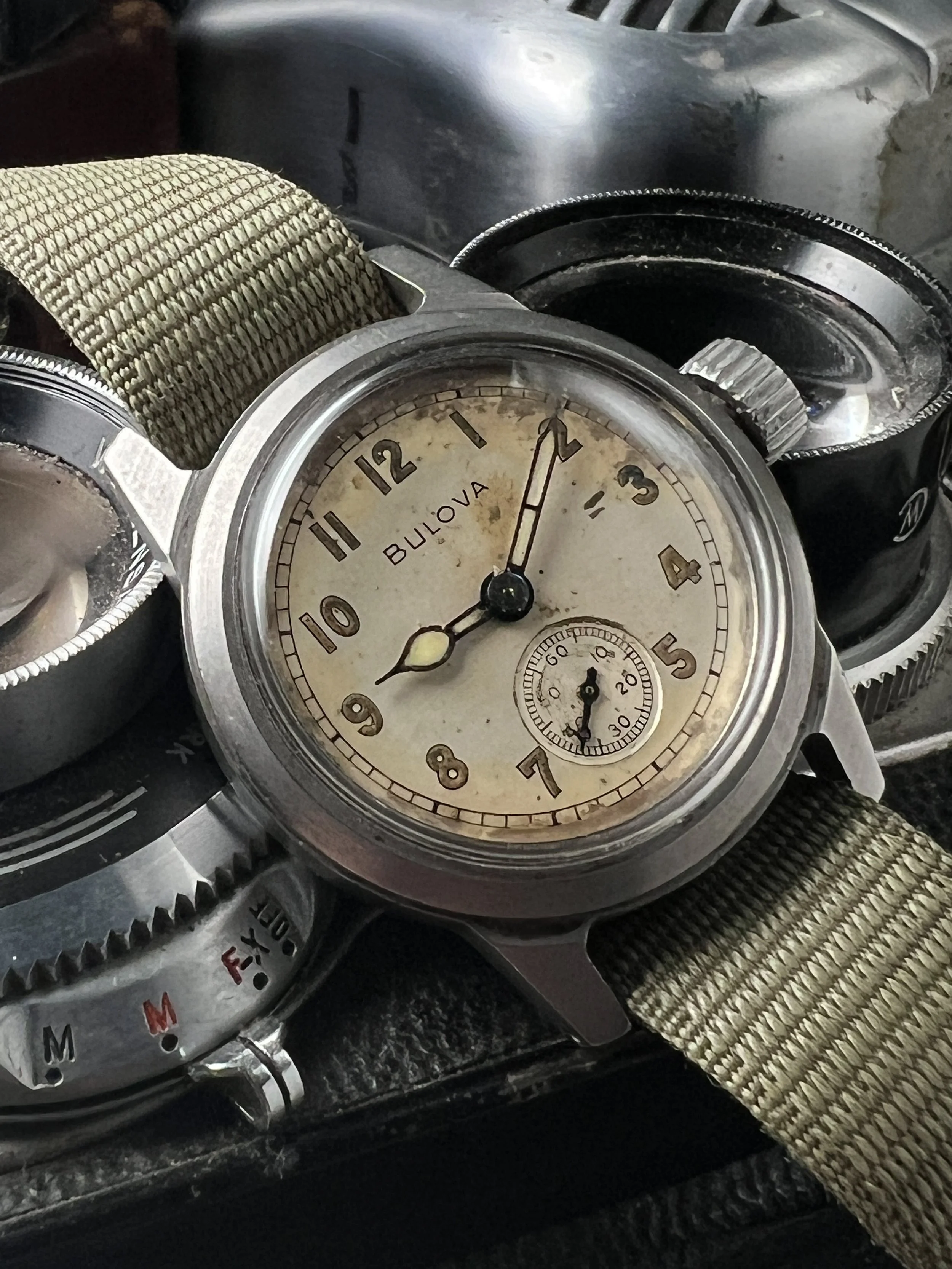 Post WWII Bulova 1917 H Ord US Cool Vintage Watches
