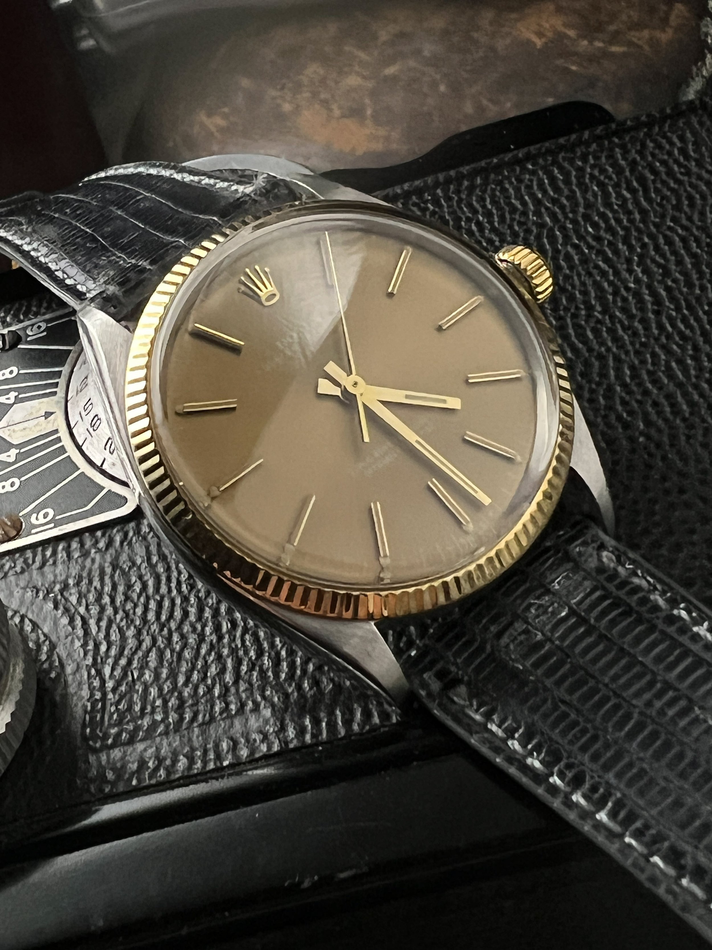 1970 Rolex Oyster Perpetual 2 Tone — Cool Vintage Watches