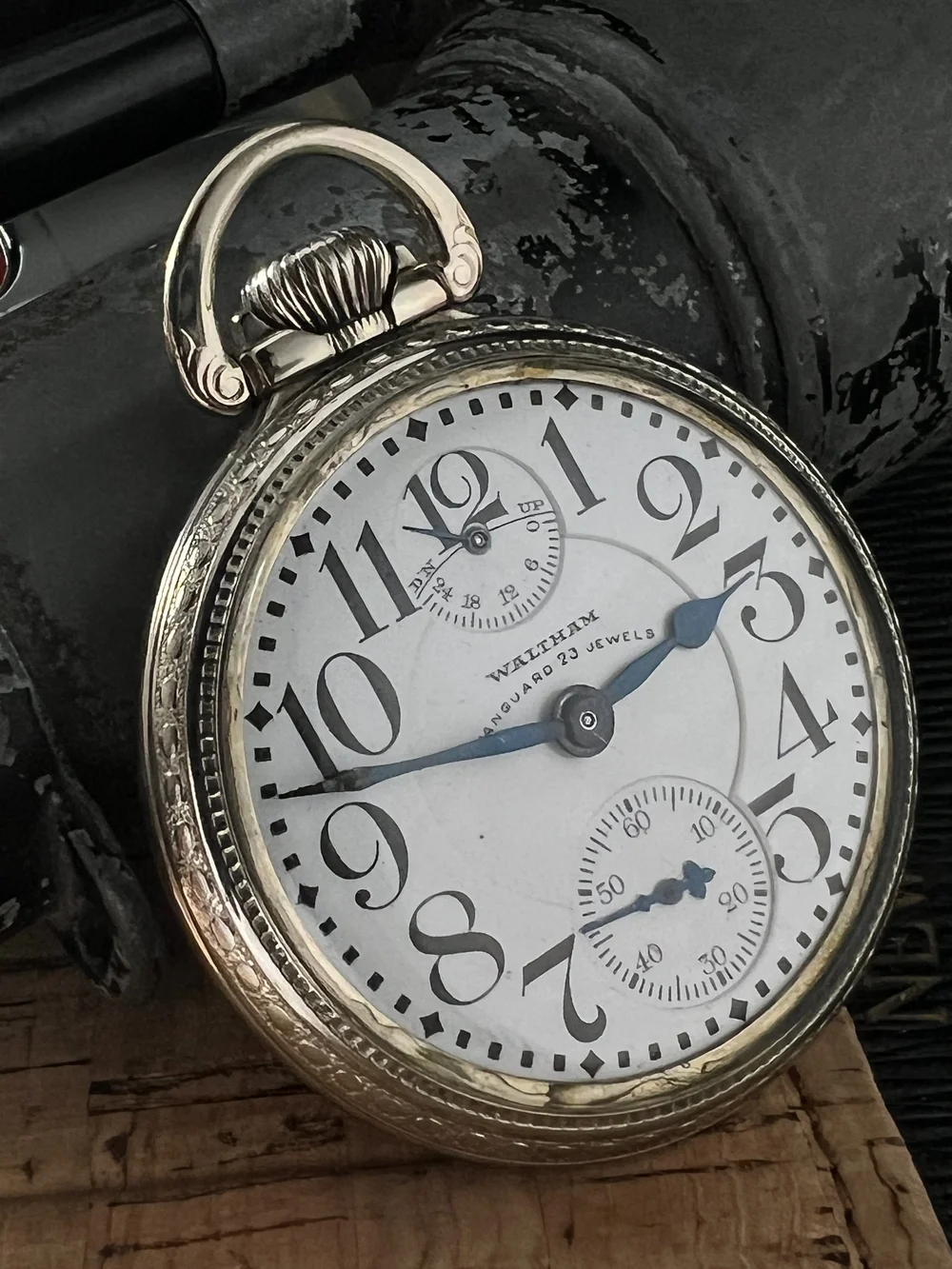 Montre De Poche Waltham Vanguard Mainliner 1931 - 16S 23 Rubis - Boîtier Transparent