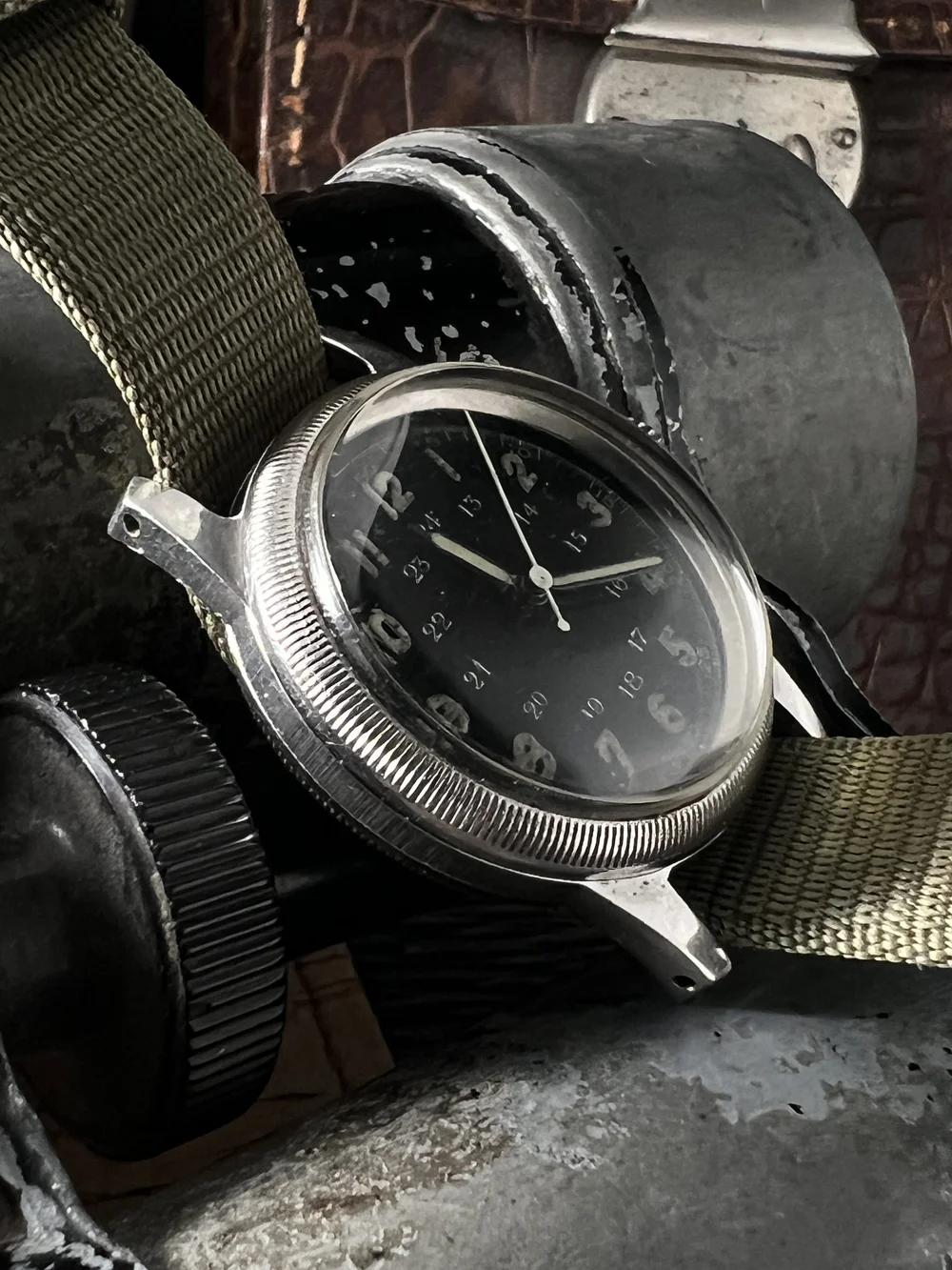 vintage 50s WALTHAM type A-17 アメリカ空軍 時計 Vintage WALTHAM Type A-17 Military Watch PILOT Mil-W-6433 | eBay