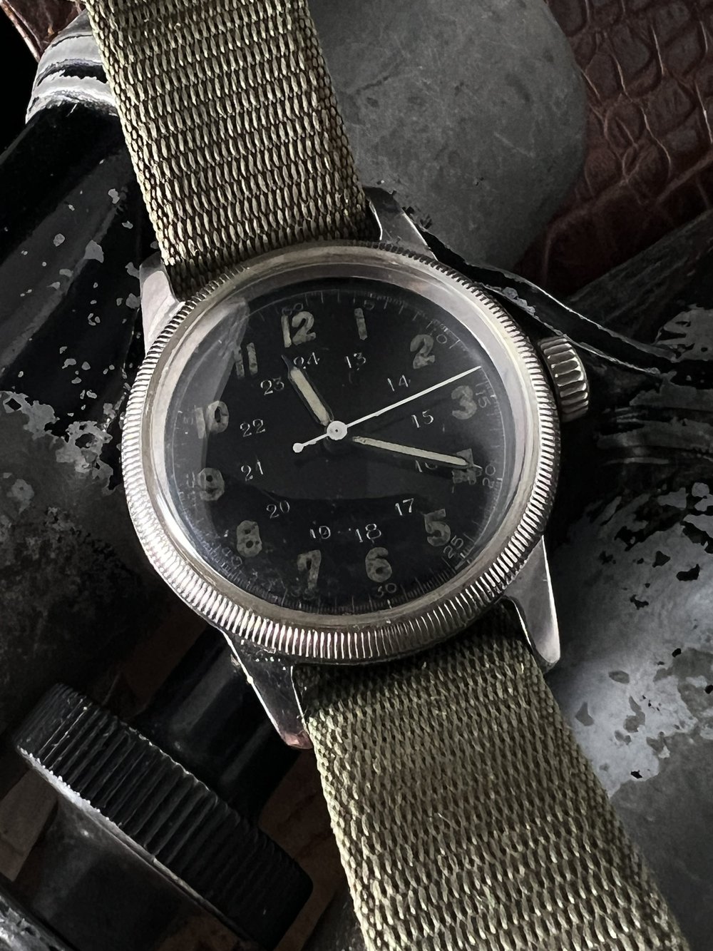 vintage 50s WALTHAM type A-17 アメリカ空軍 時計 1950s Waltham Type A-17 Pilots Watch 
