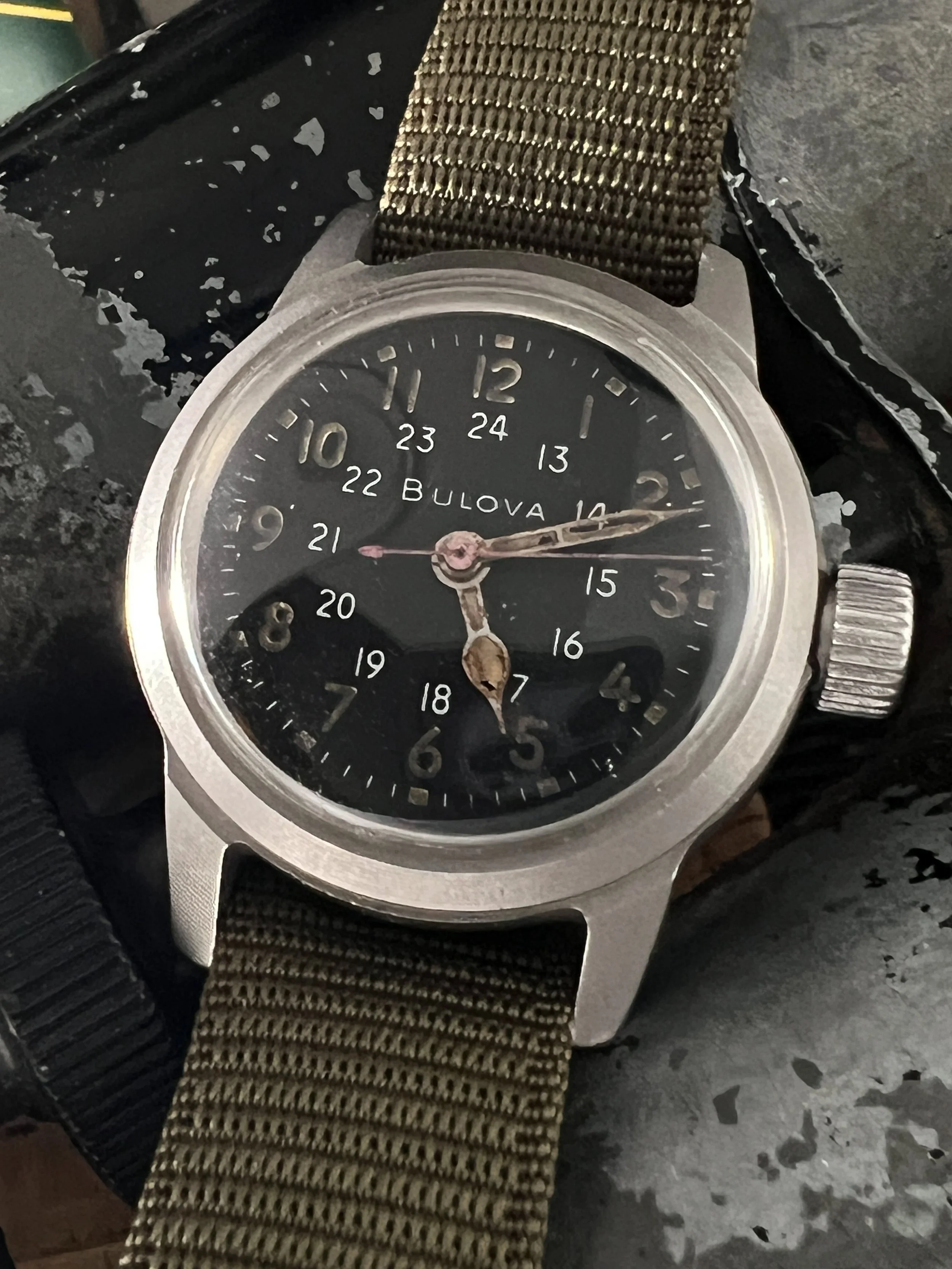 Bulova army watch sale