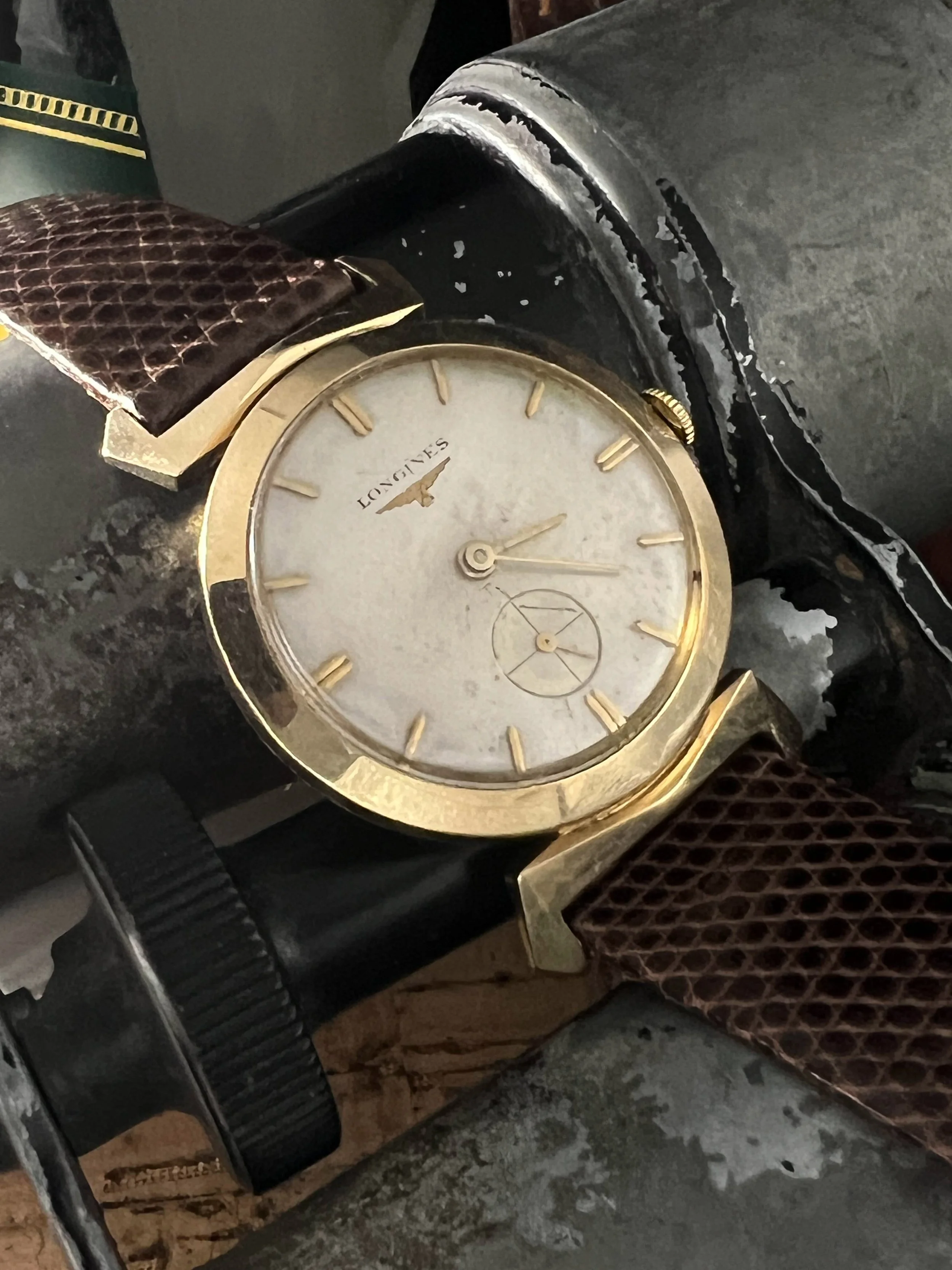 Longines 14kt gold watch discount